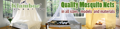 Klamboe Mosquito Net Collection for the best protection against Mosquitoes