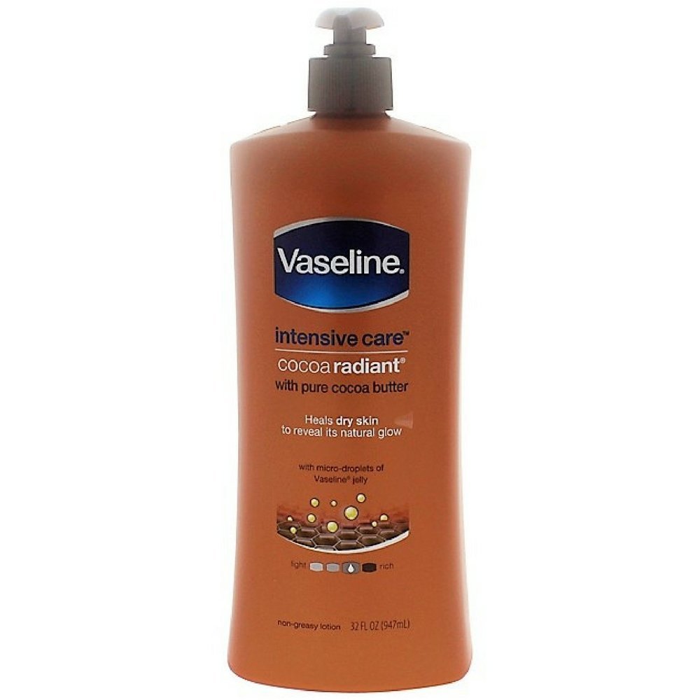 Vaseline Body Lotion, Cocoa Butter, 32Ounce